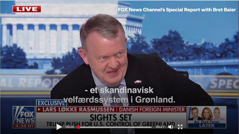 Løkke mania: The Fox on Fox News post image