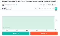 Tør du vædde på, at Troels Lund Poulsen bliver Danmarks næste statsminister? post image