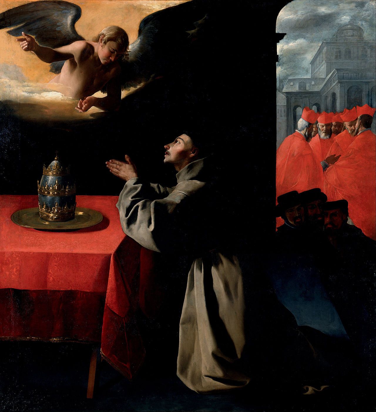 de Zurbarán's Saint Bonaventure Praying