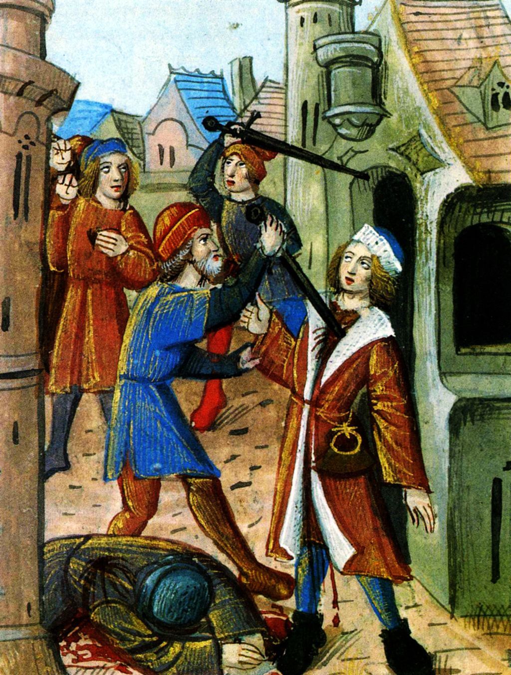 Massacre in a Parisian street