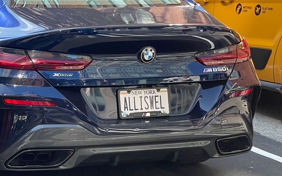 Novelty License Plates of Contemporary New York
