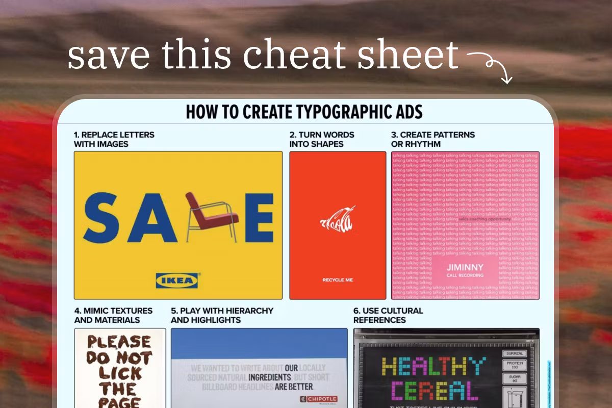 How to create typographic ads Feature Image