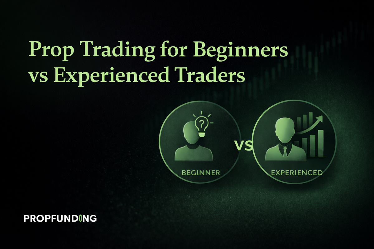 Prop Trading for Beginners vs Experienced Traders