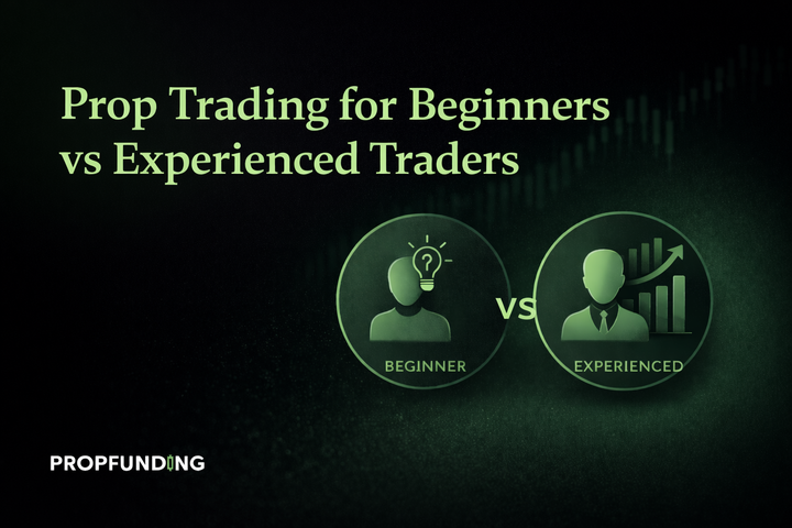 Prop Trading for Beginners vs Experienced Traders