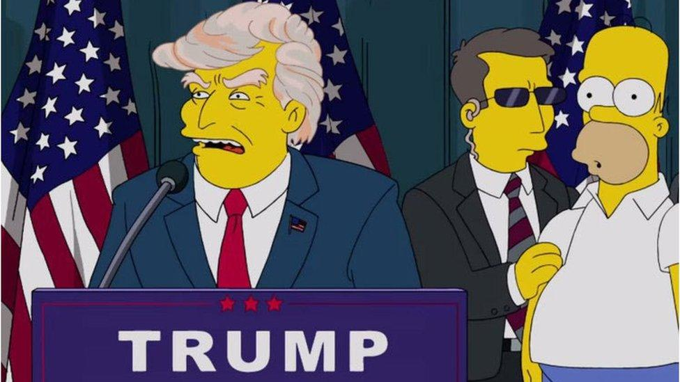 Trump in The Simpsons