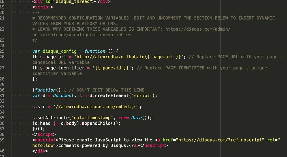 Disqus not loading on strata Jekyll template