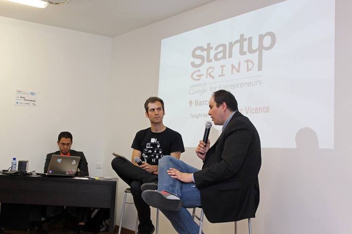 Startup Grind Barcelona event with Àlex Rodríguez Bacardit and Marc Vicente