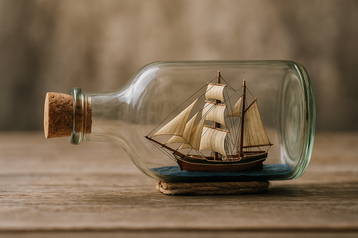 Ship in a bottle