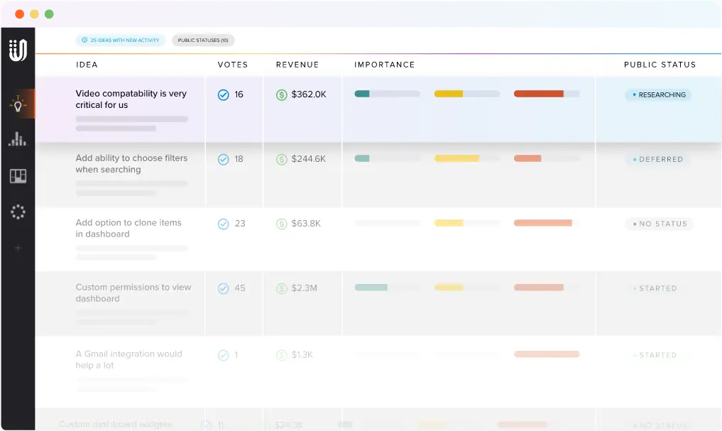 Uservoices product illustration.