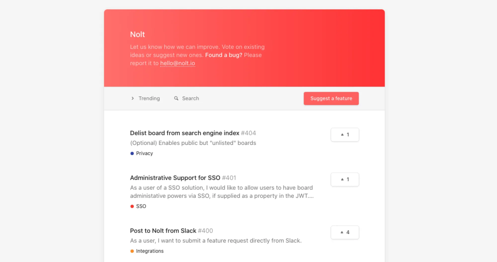 Nolt product illustration.