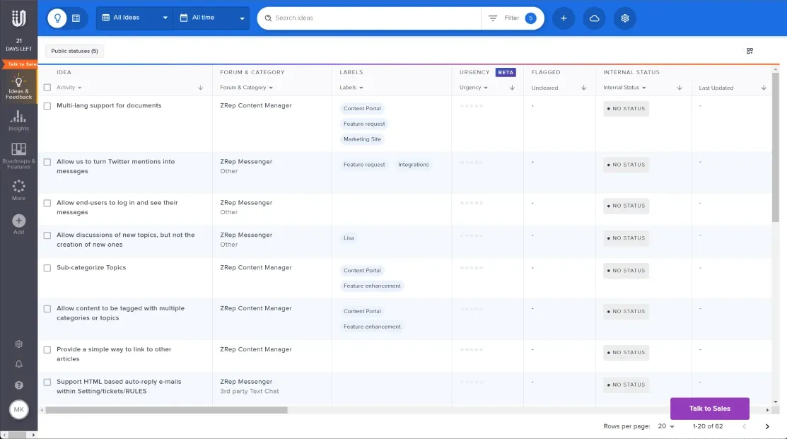 UserVoice product illustration.