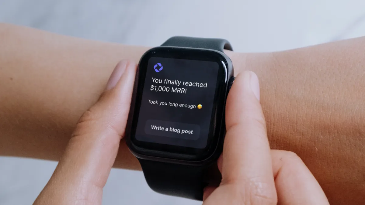 Illustration for blog post about growing our SaaS to 1,000 MRR.