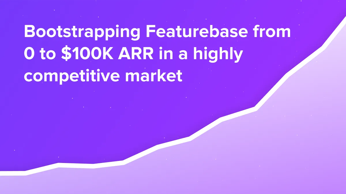Illustration for bootstrapping Featurebase to 100k ARR.