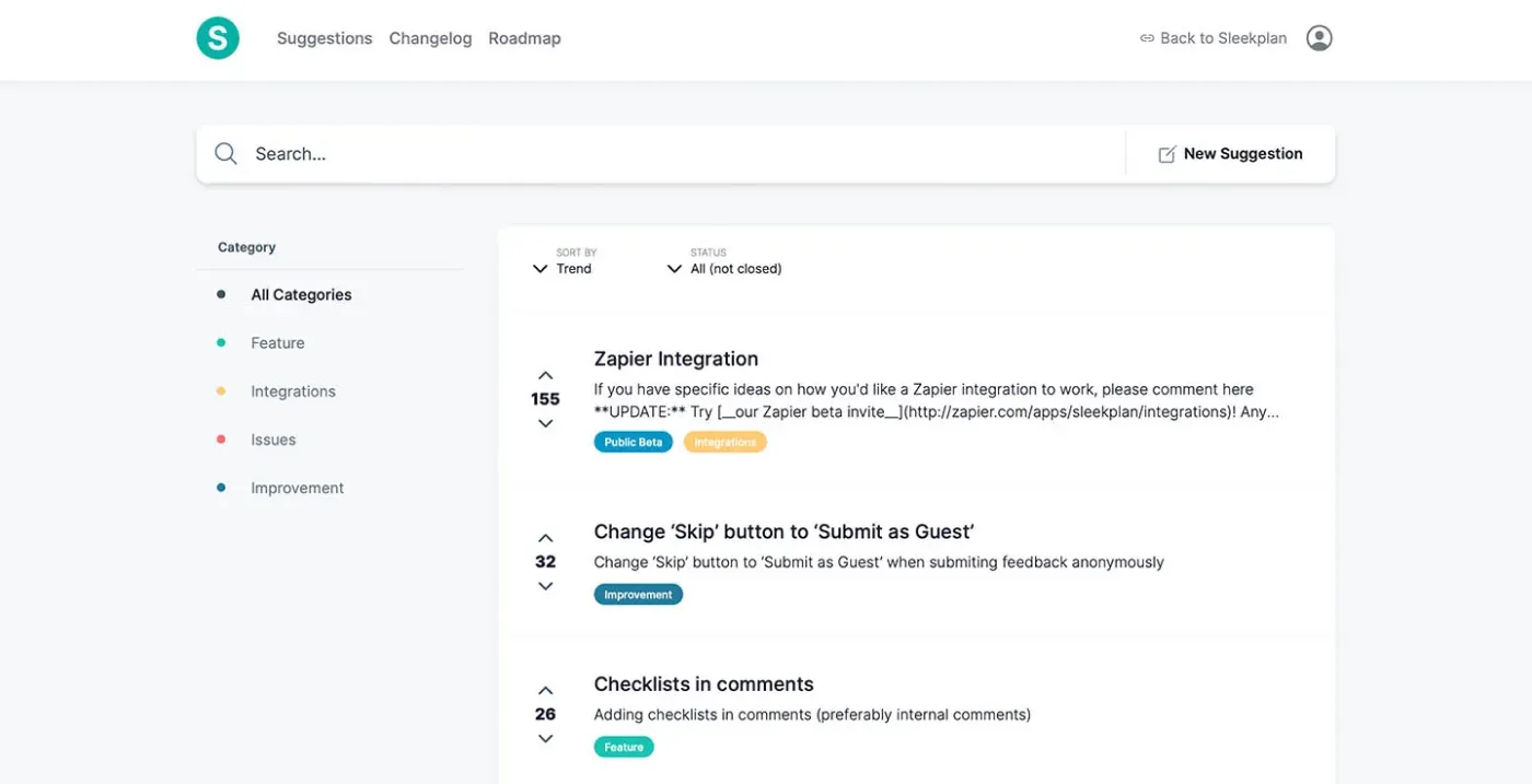 Sleekplan product illustration.