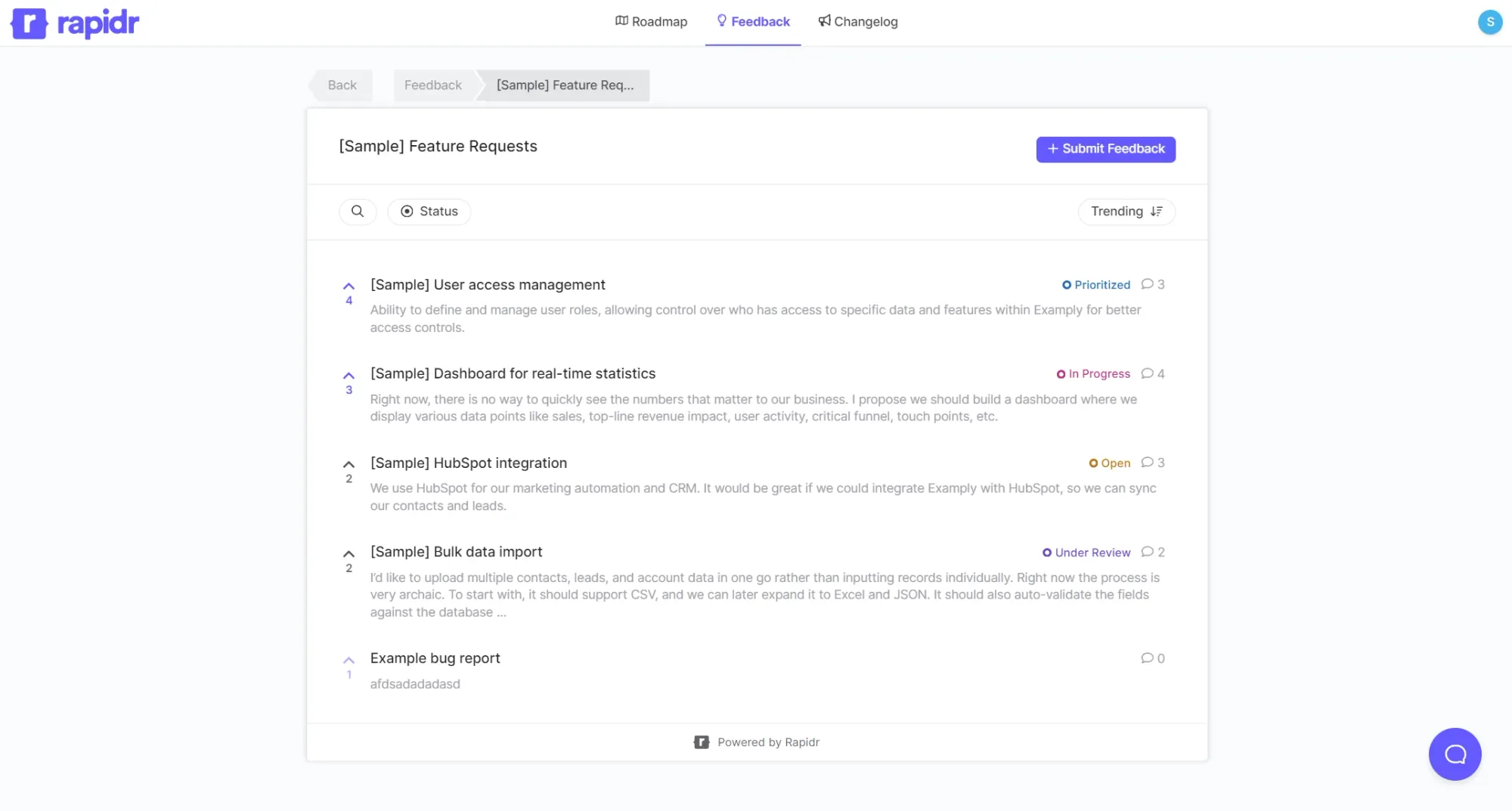 Rapidr's product illustration.