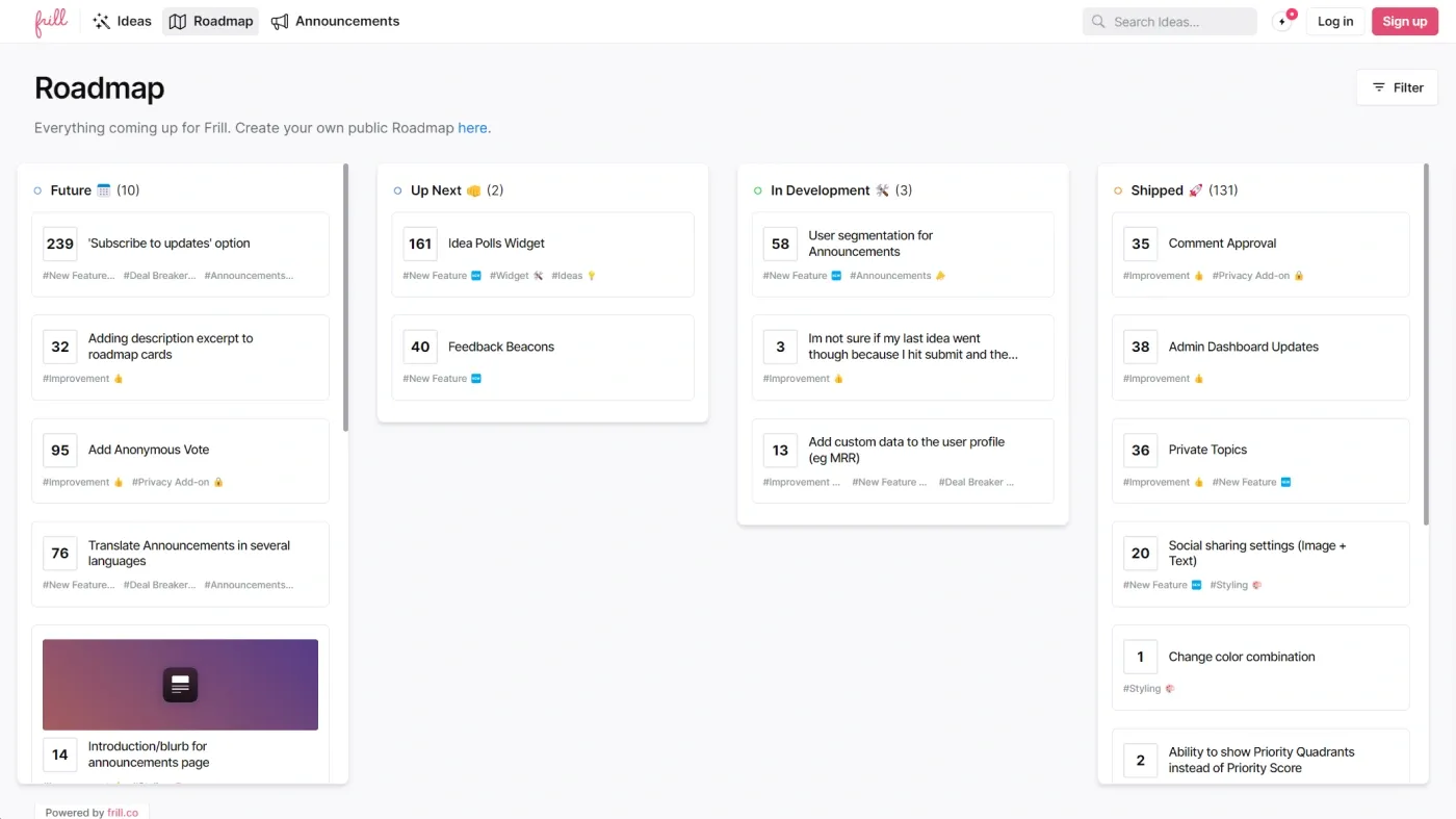 Frill product illustration.