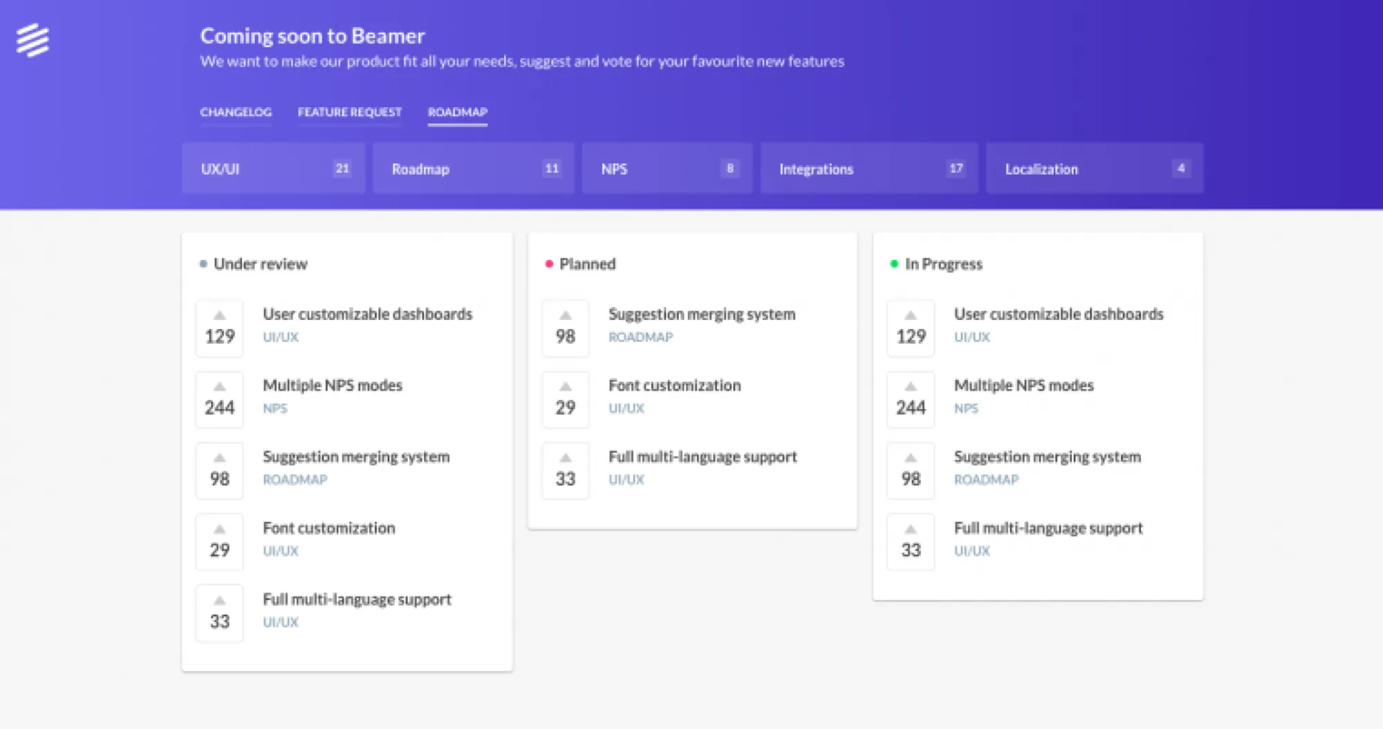 GetBeamer product illustration.