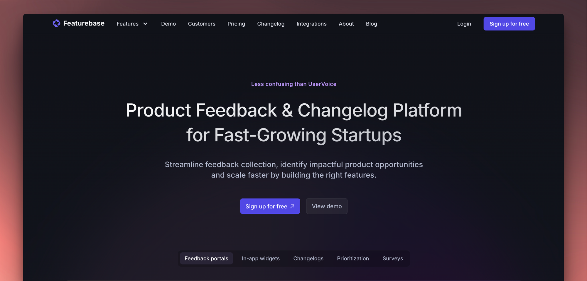 Featurebase is the best enterprise feedback management tool.