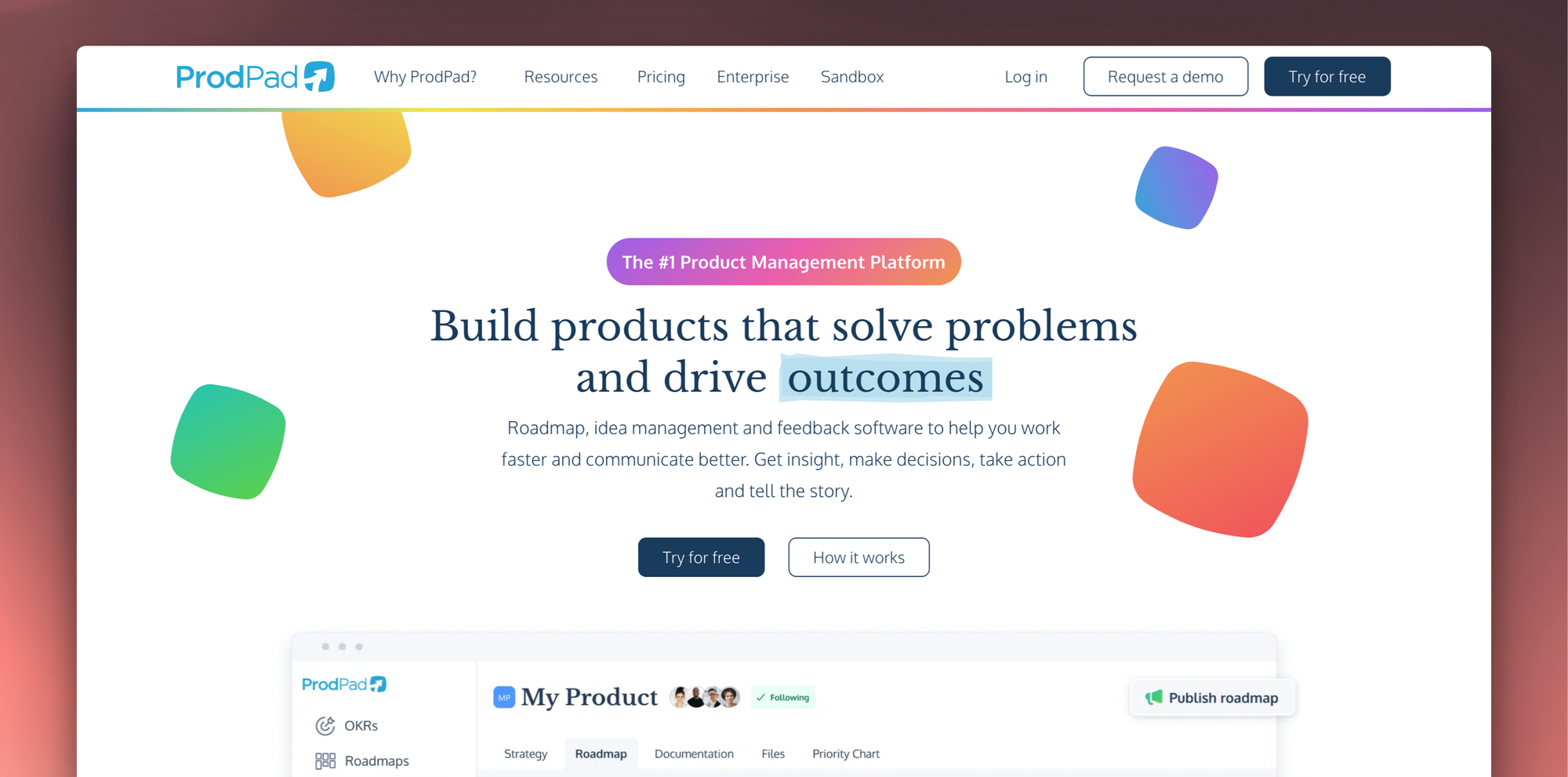 ProdPad product illustration.