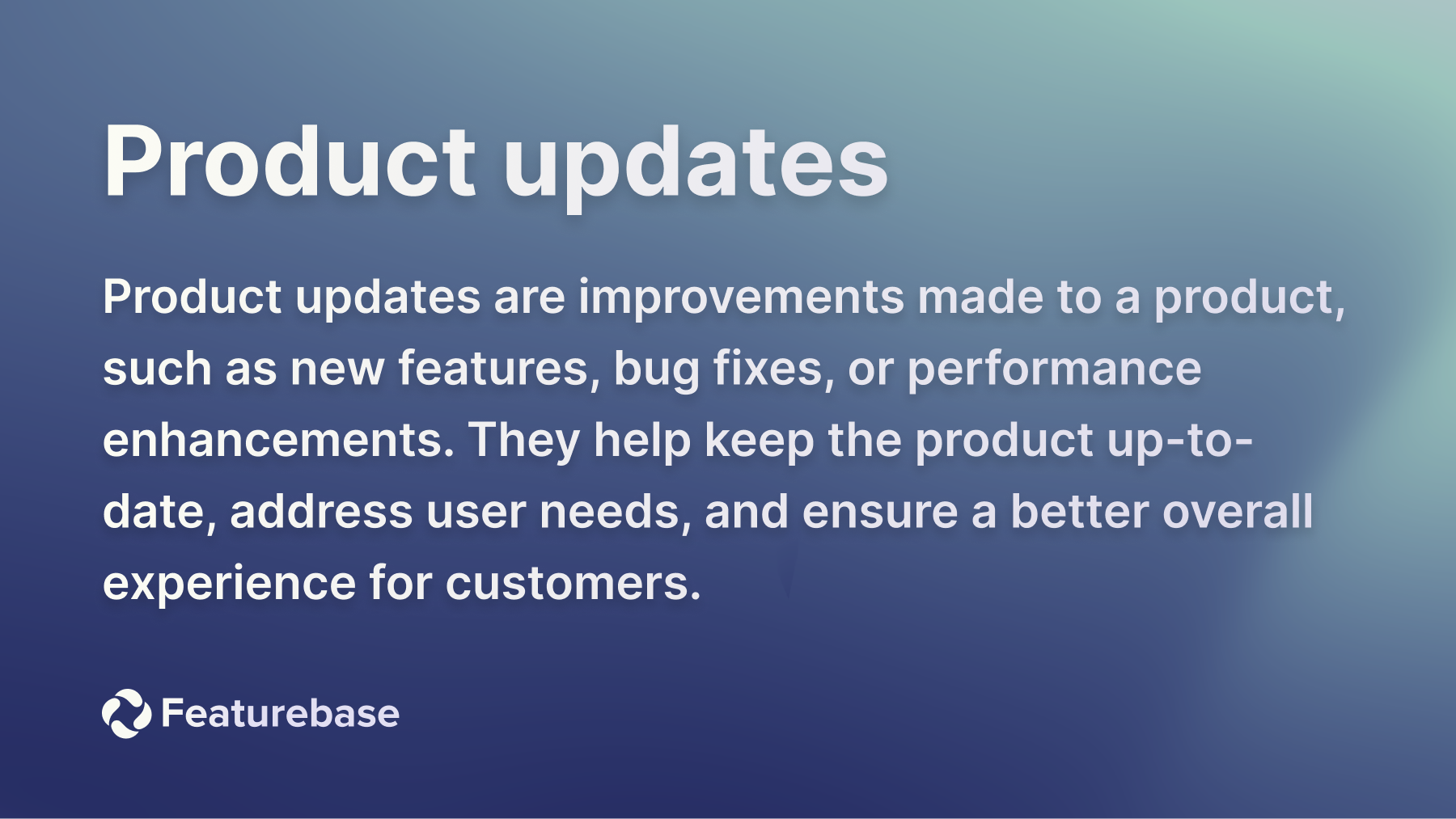 Product update definition.