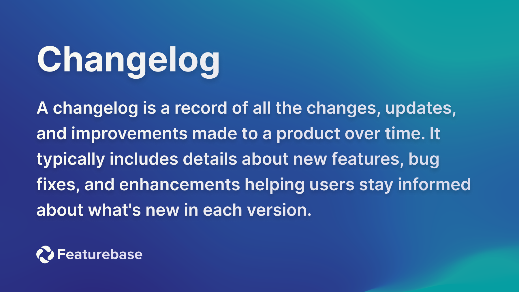 changelog definition.