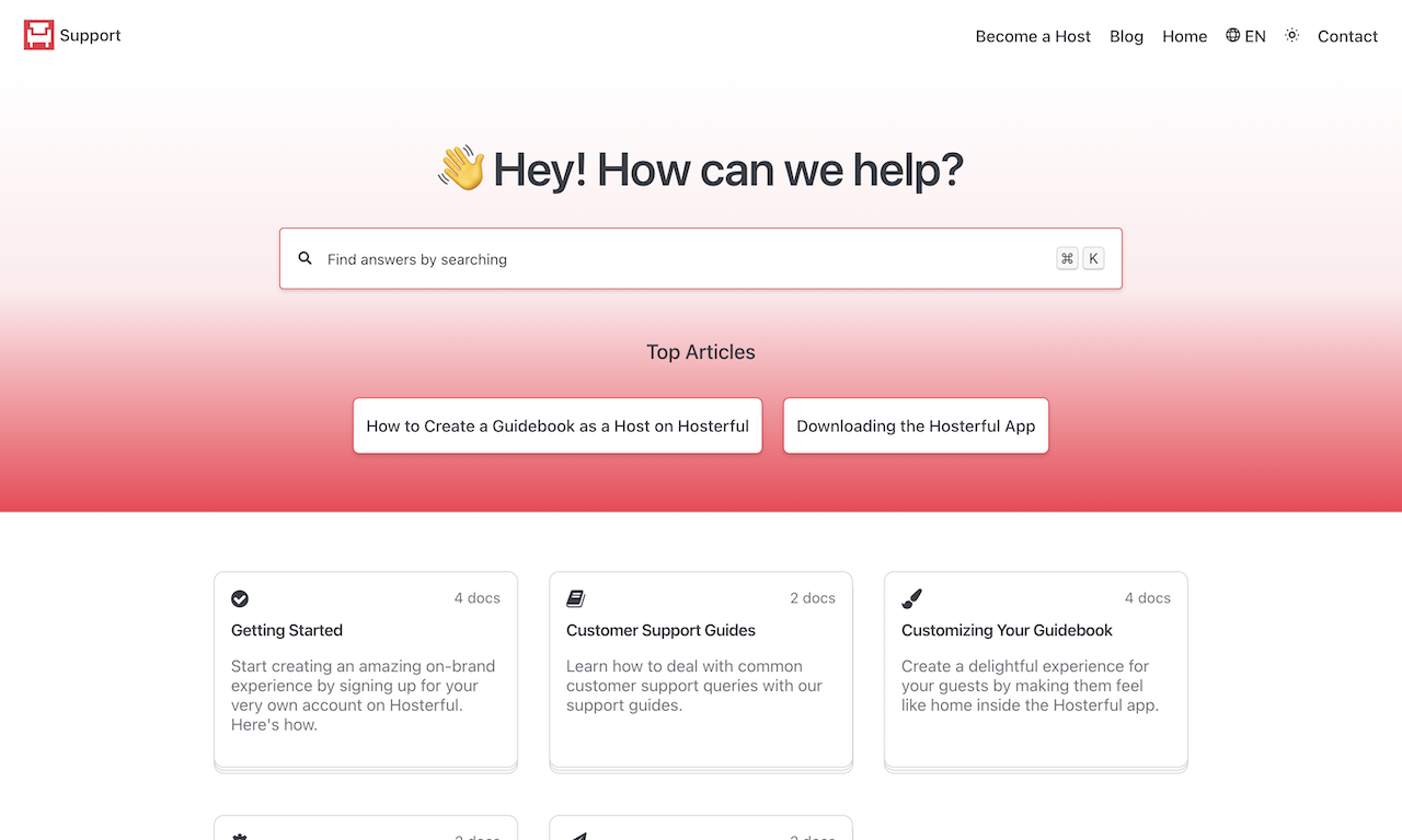 HelpDocs internal knowledge base.