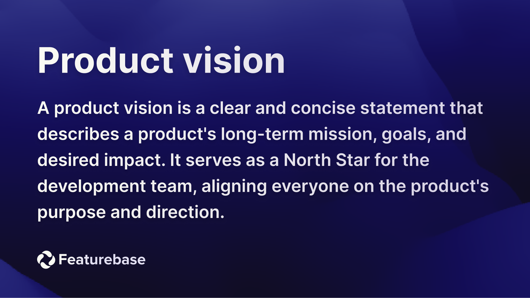 product vision definition.