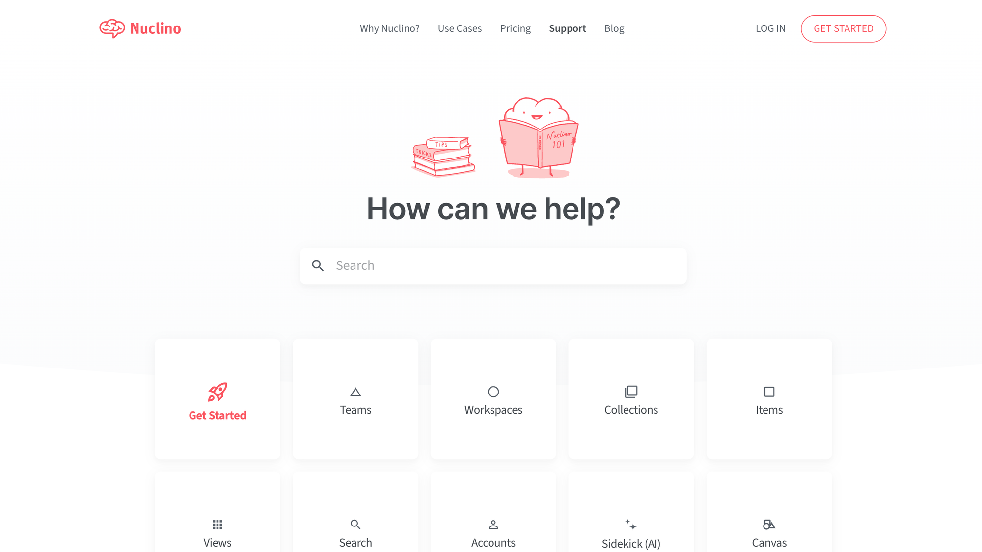 Nuclino knowledge base.