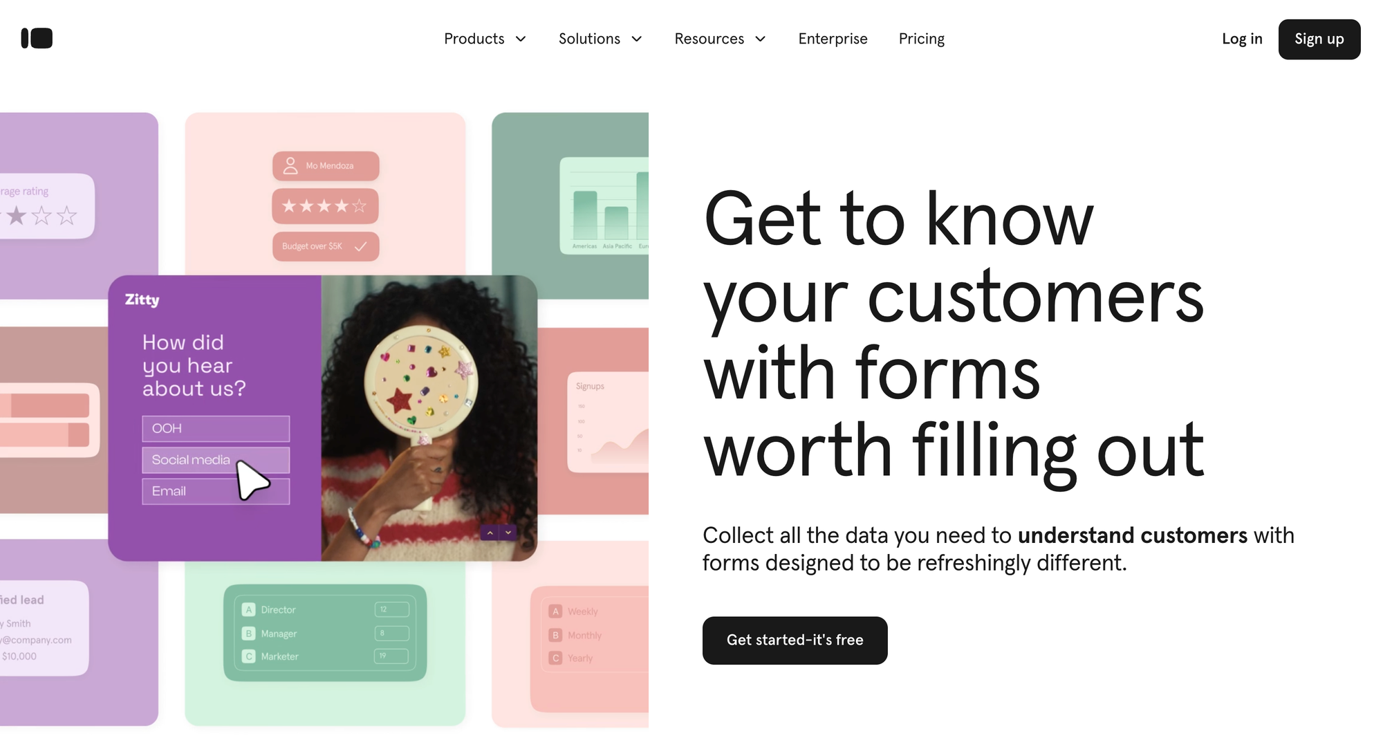 Website feedback tool: Typeform