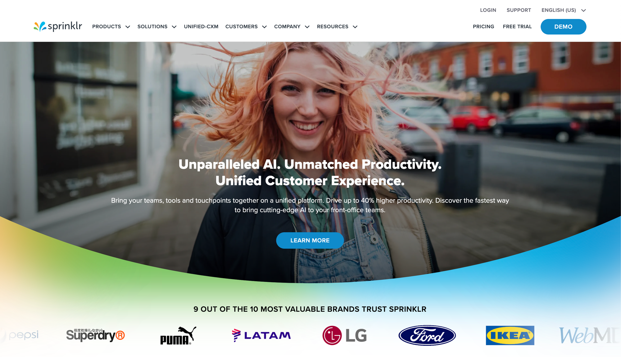 Website feedback tool: Sprinklr