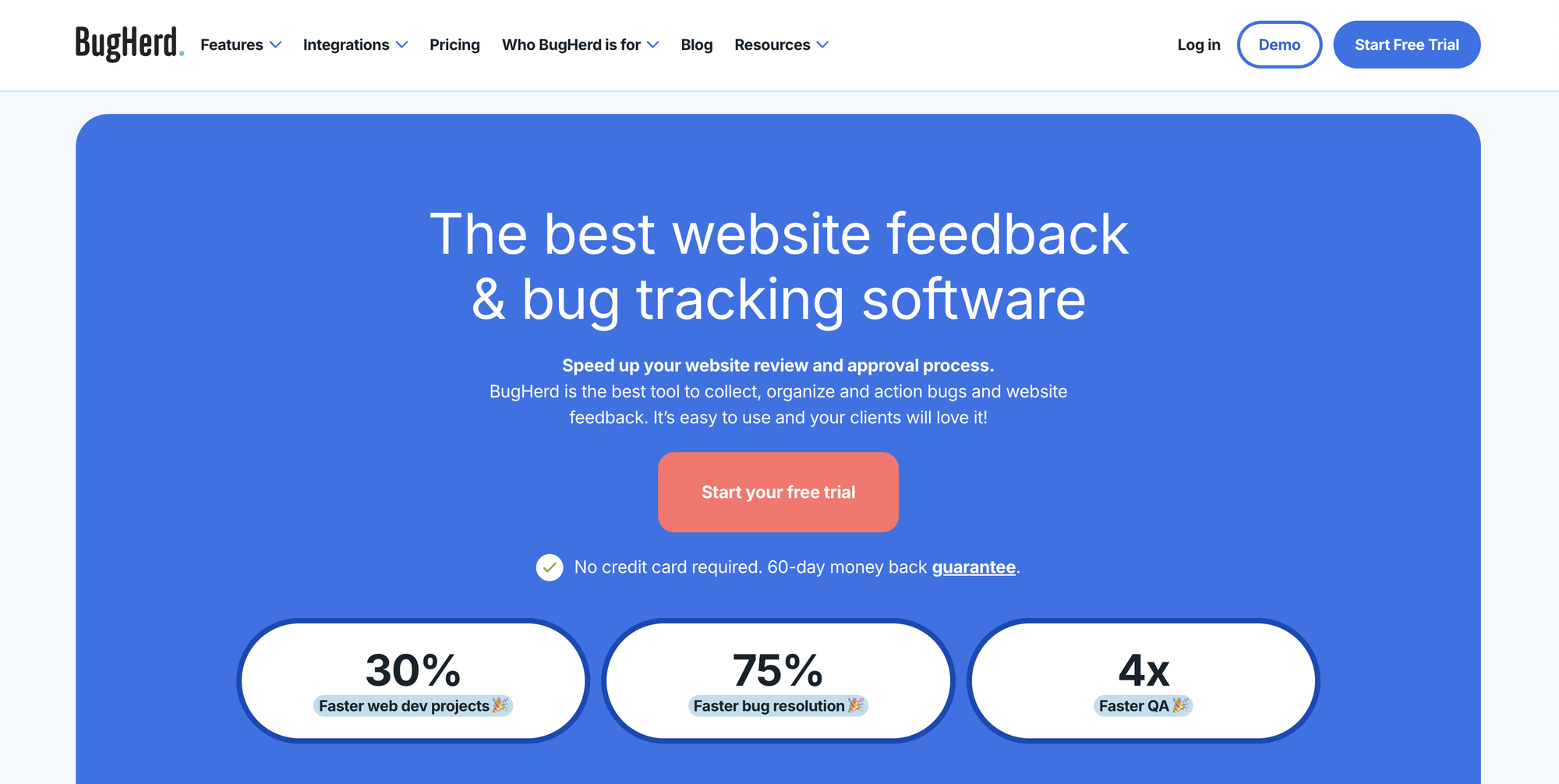 Website feedback tool: BugHerd