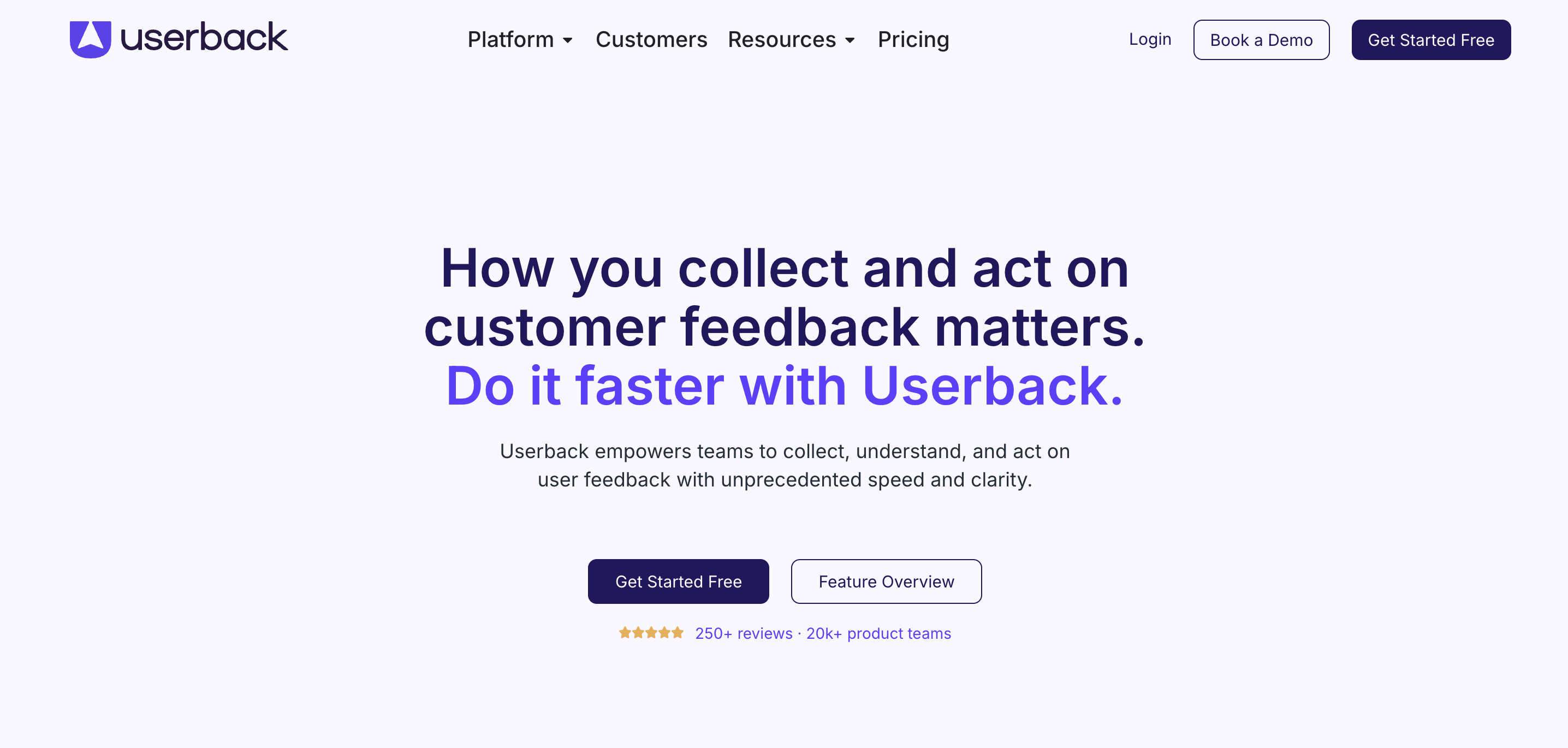 Website feedback tool: userback