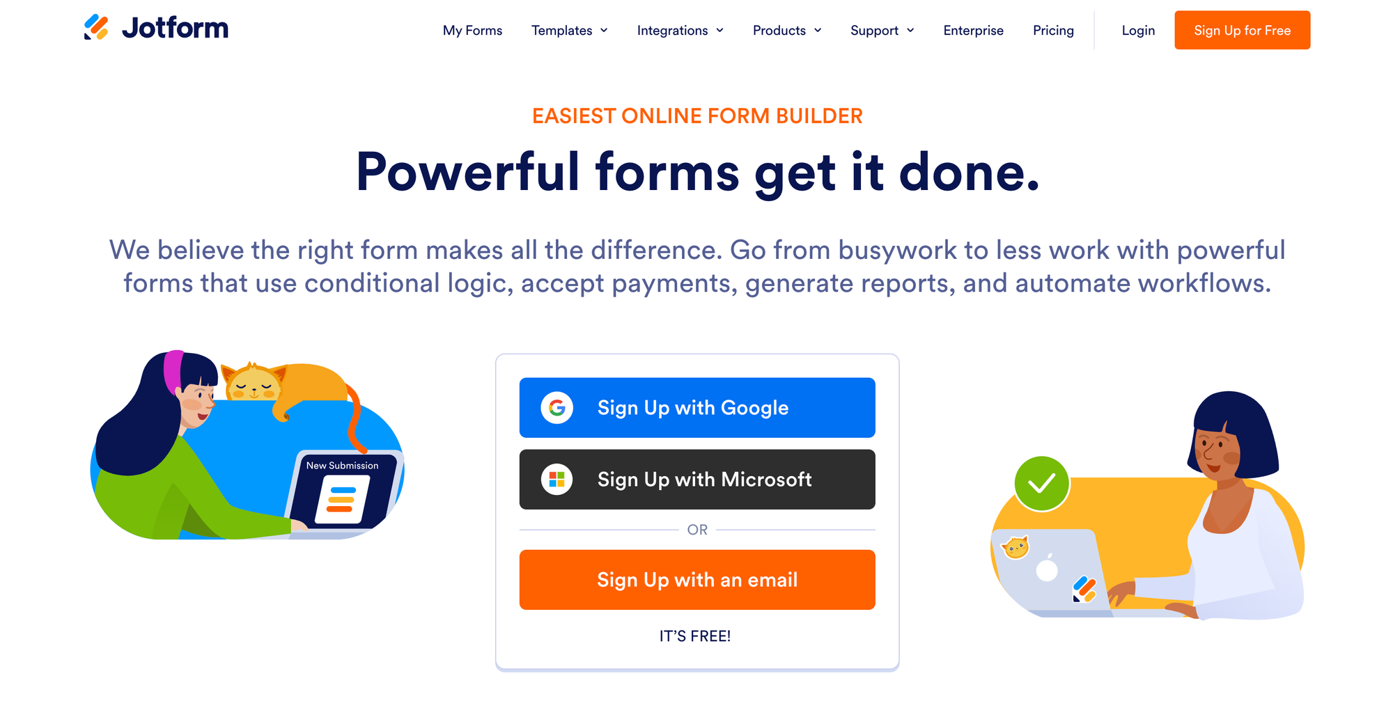 Website feedback tool: Jotform