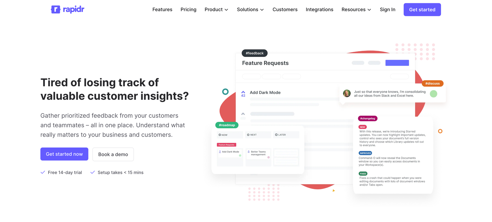 Website feedback tool: Rapidr