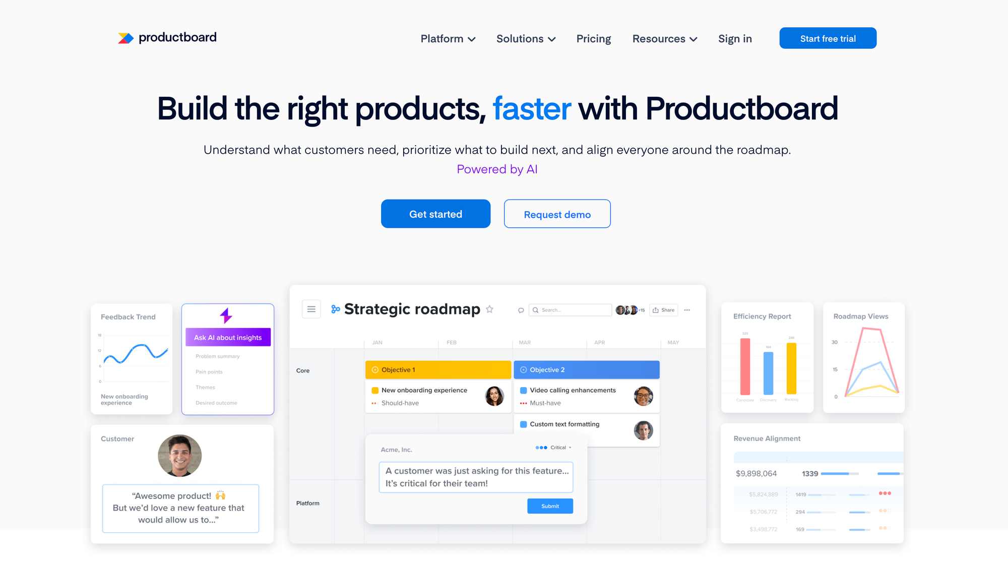 What is ProductBoard? It is a full-scale product management platform that helps capture and manage customer feedback.
