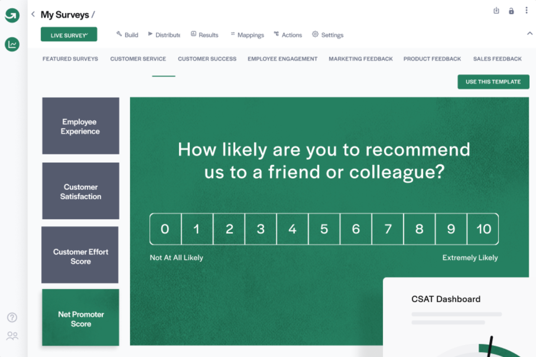 GetFeedback website widget.