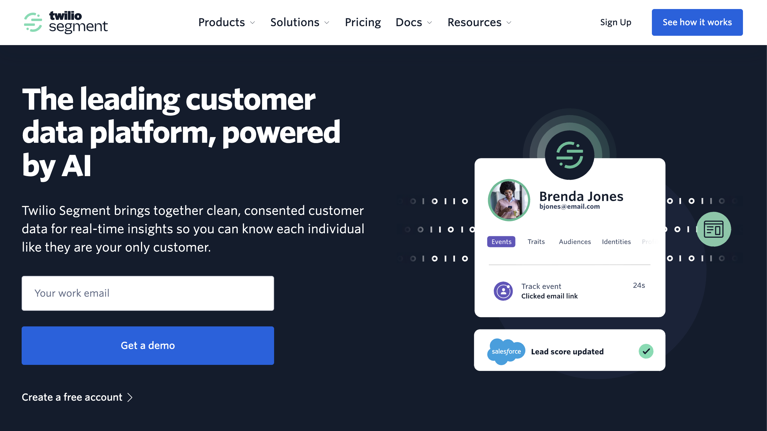 Product-led growth tool: Segment by Twilio