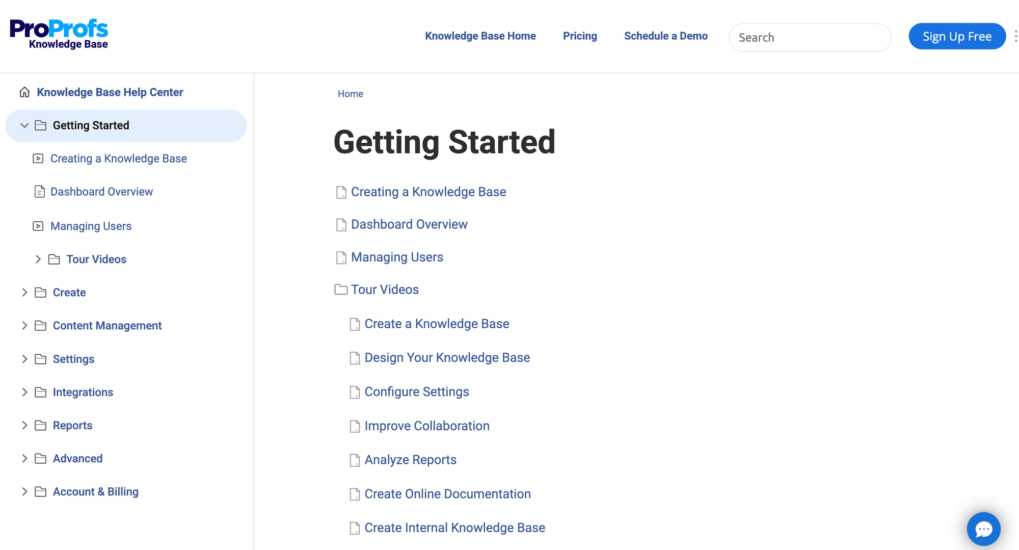 ProProfs knowledge base