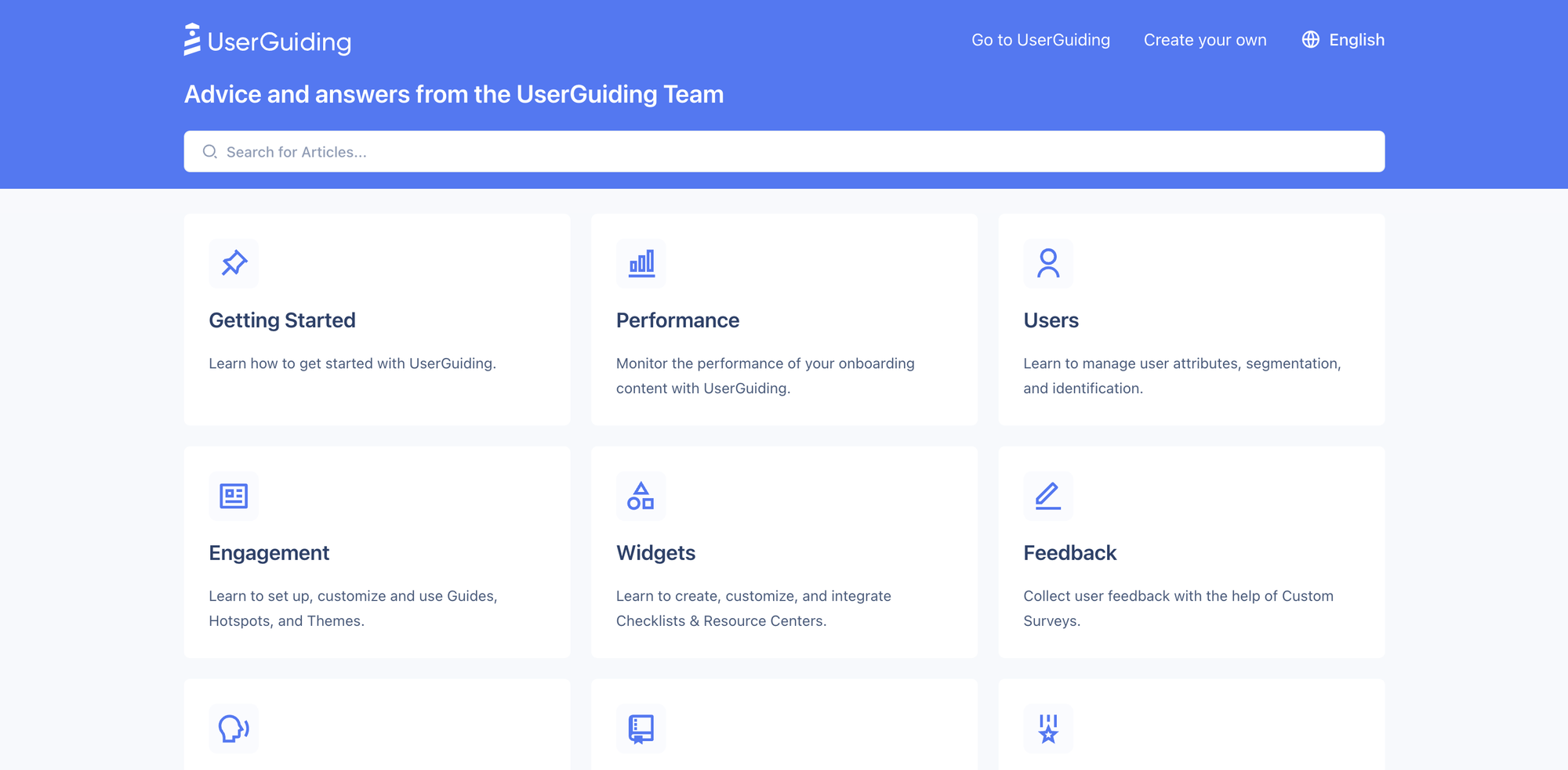 Userguiding Help Center.