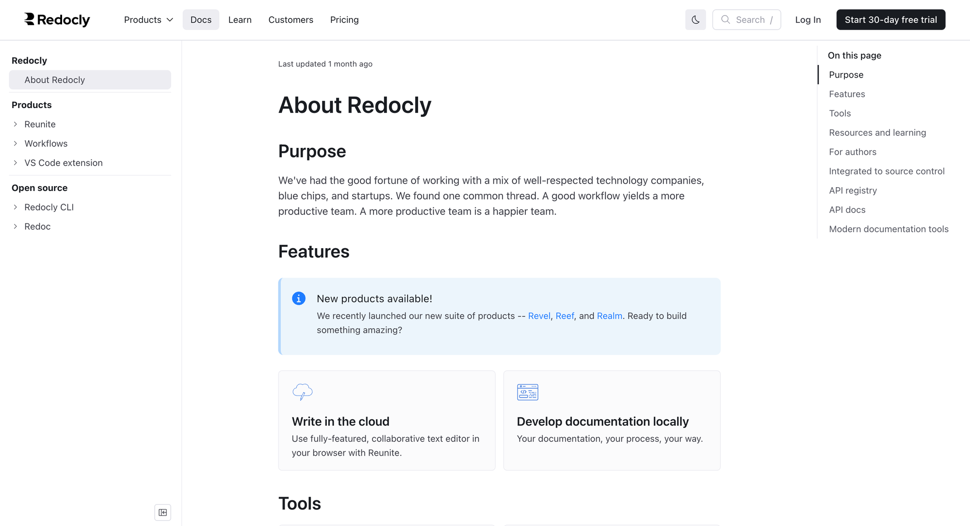 Redocly documentation.