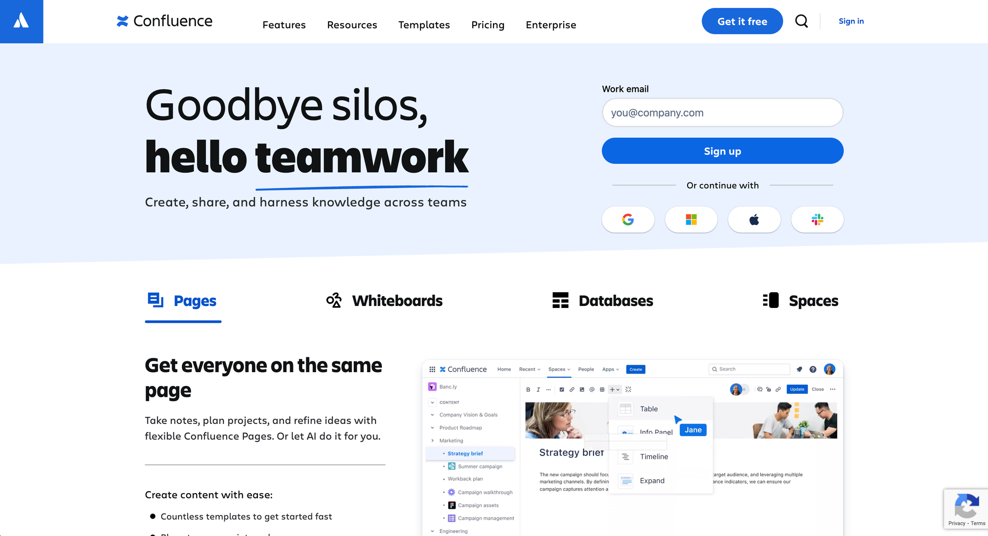 Confluence is a popular teamwork platform.