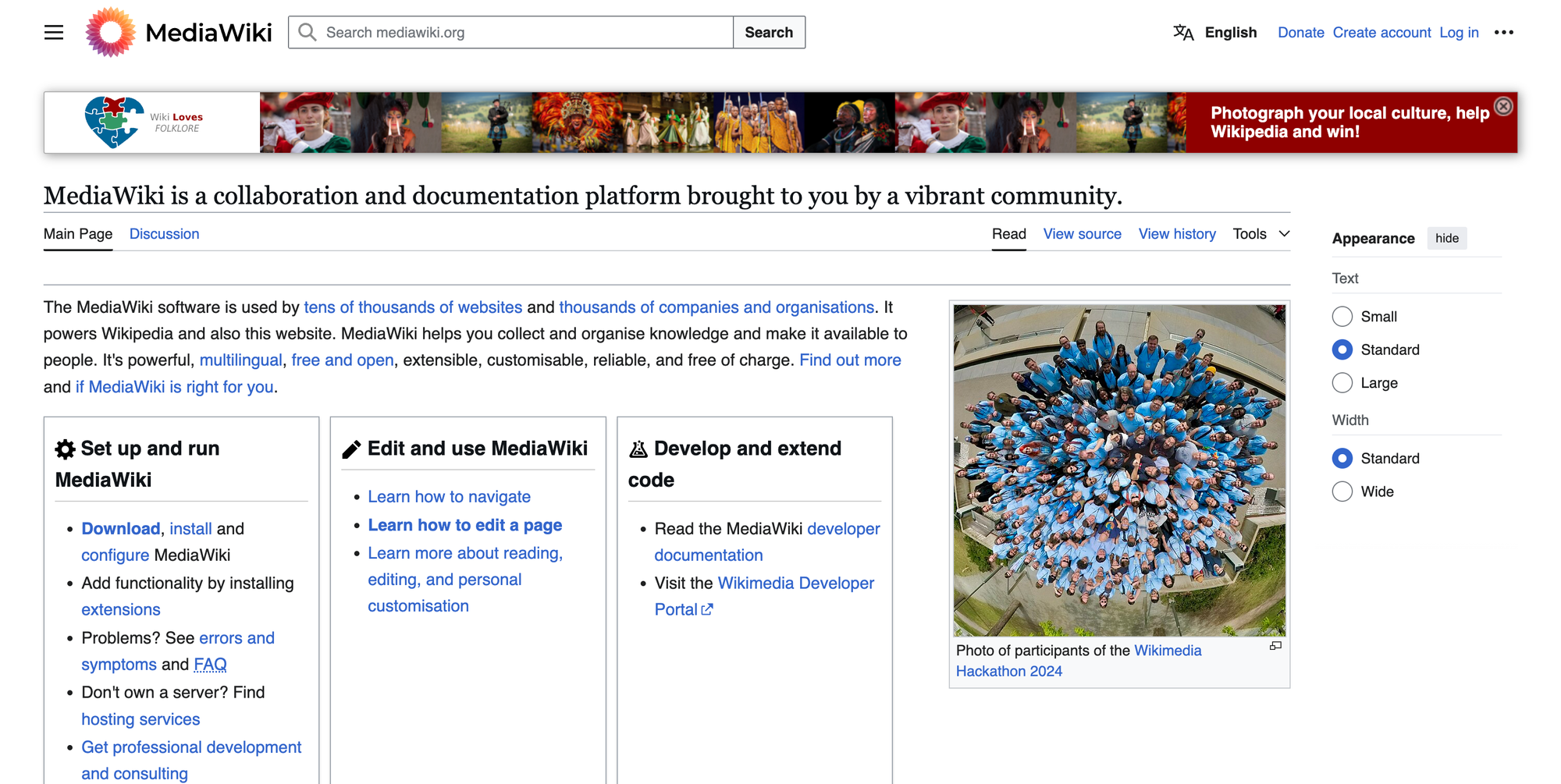 Mediawiki's documentation platform.
