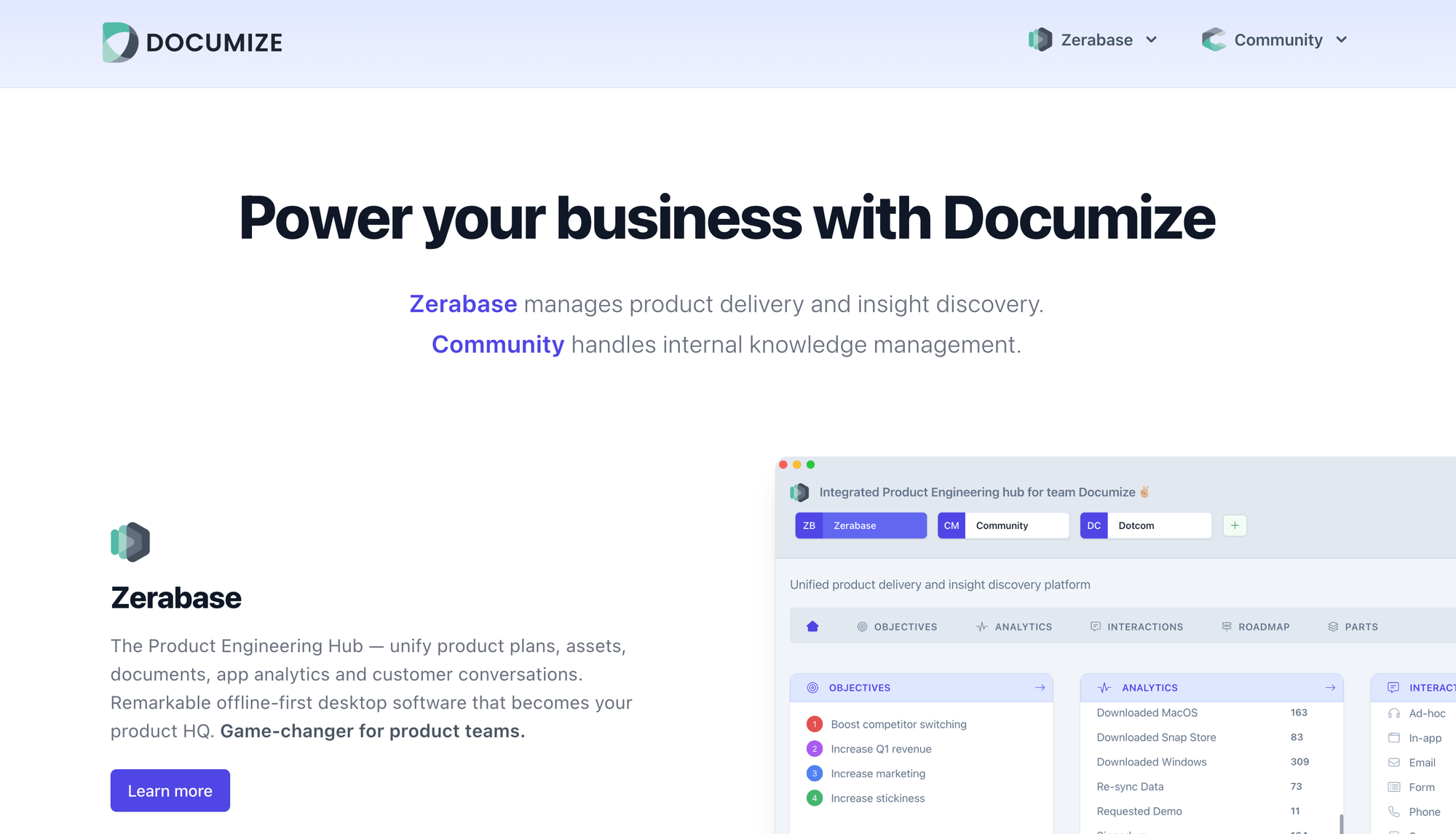 Documize knowledge management open source.