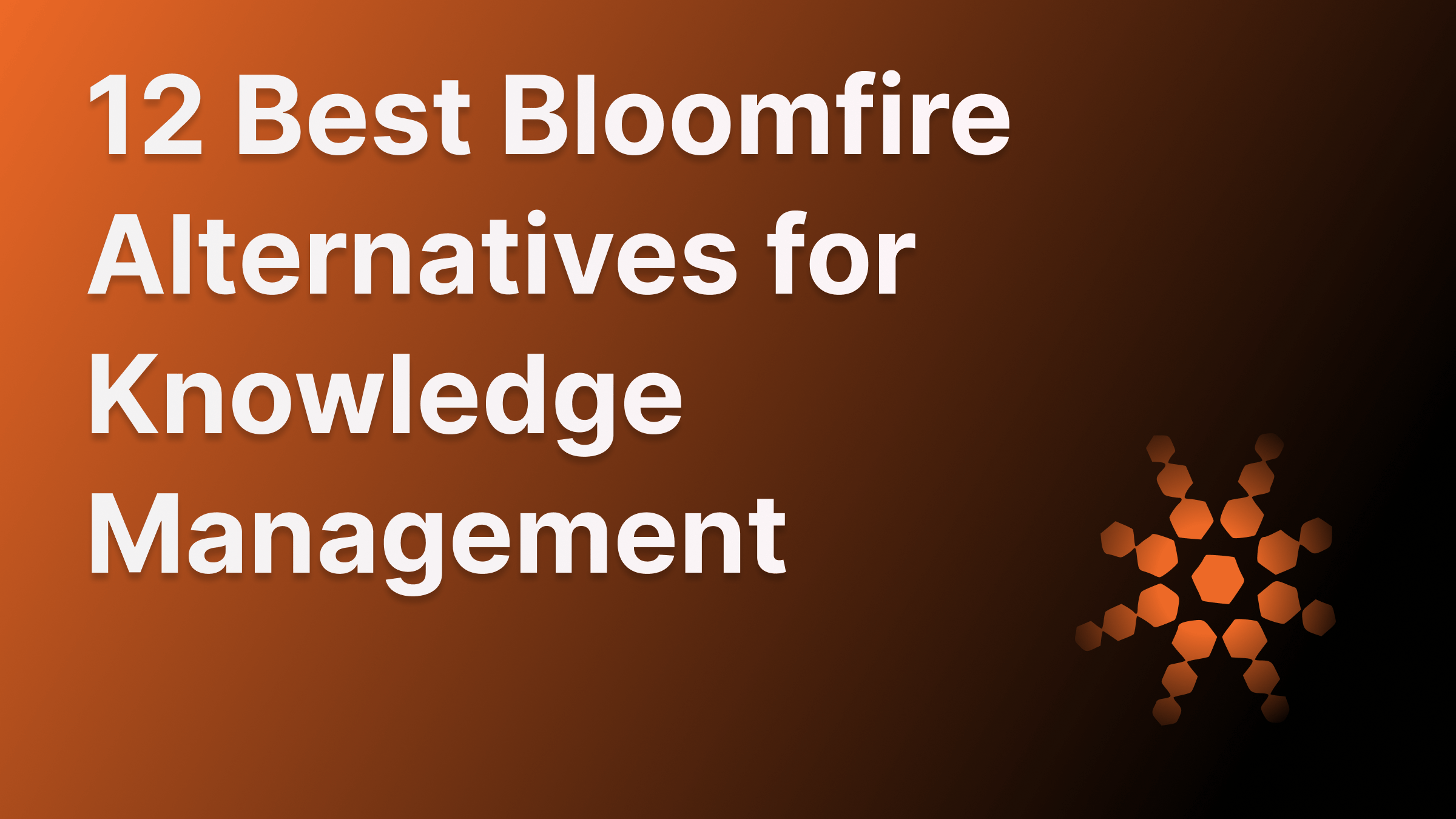 top Bloomfire alternatives for help centers.