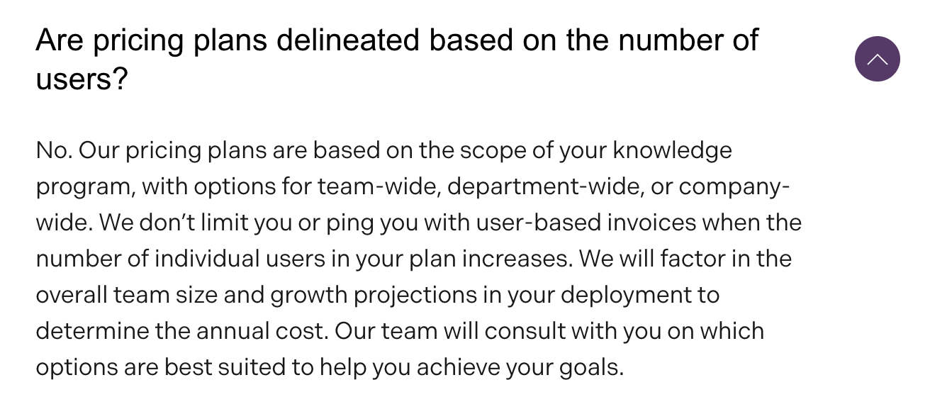 Bloomfire pricing plans 2.