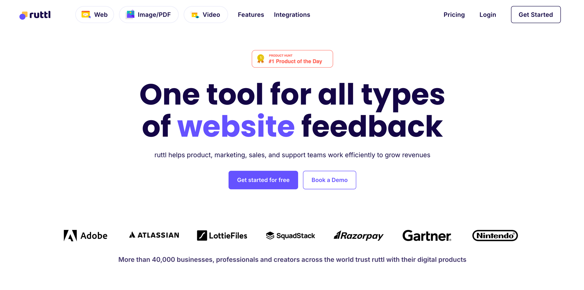Ruttl is a feedfback tool.