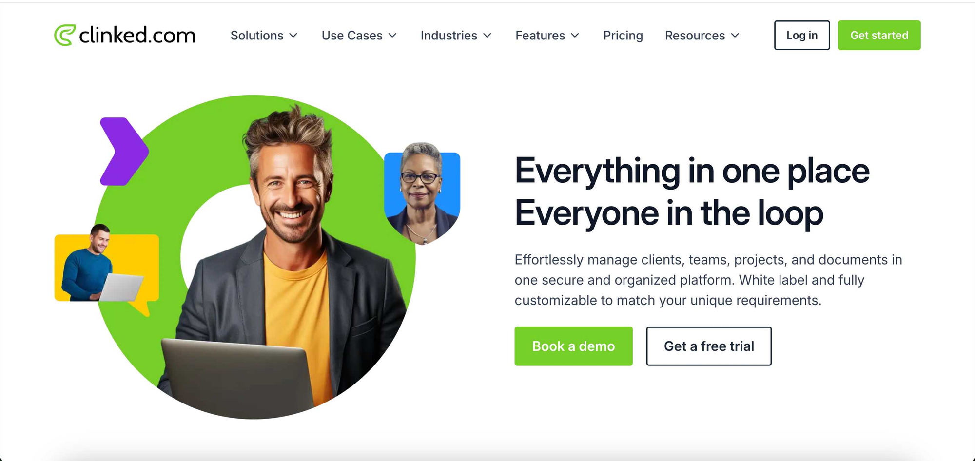 Clinked, an alternative to Fusebase.