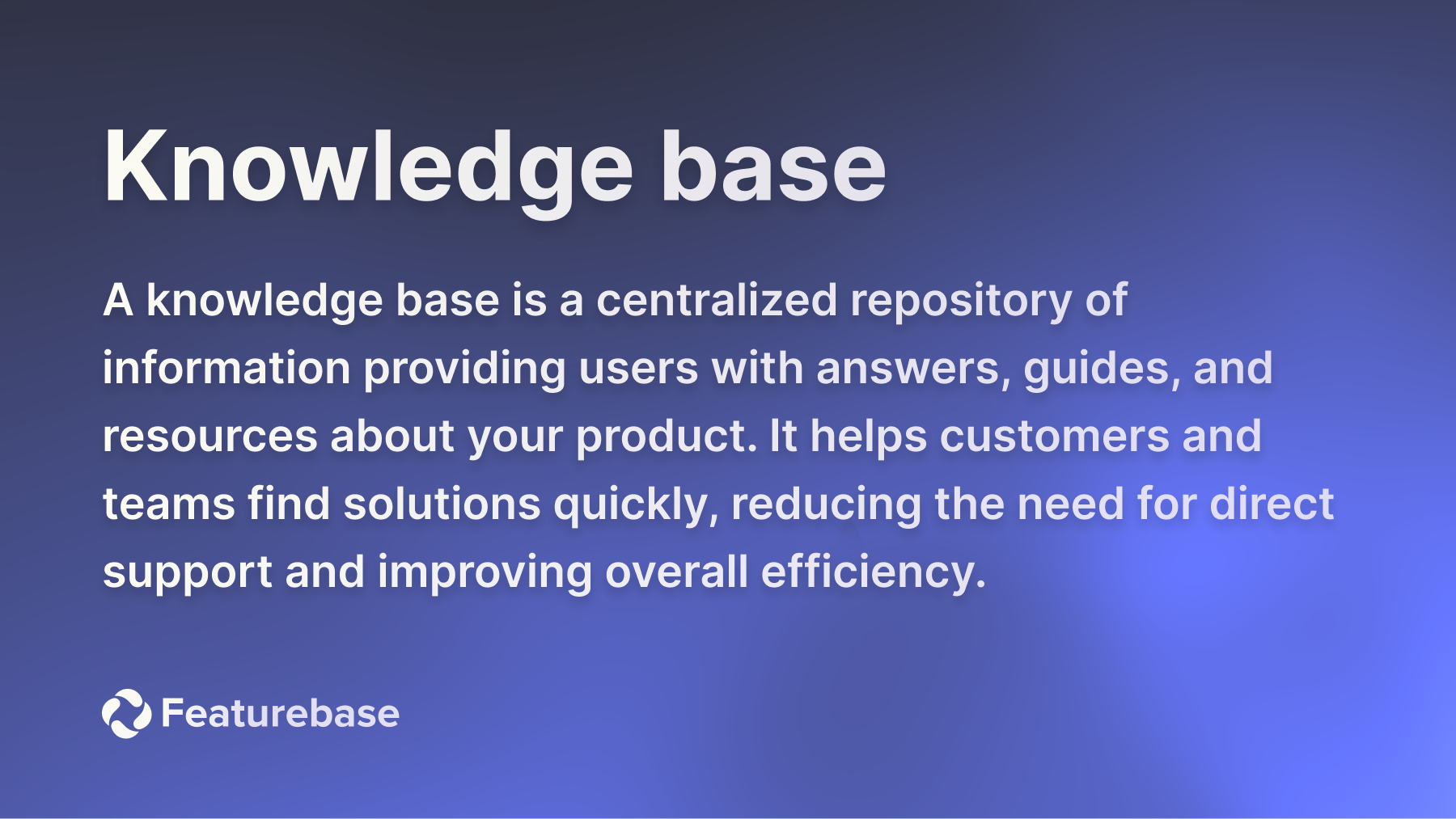 Definition of knowledge base.
