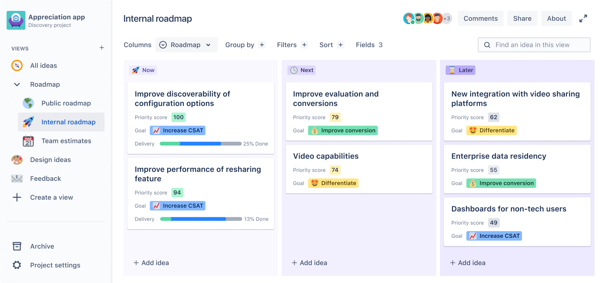 Jira Product Discovery roadmap