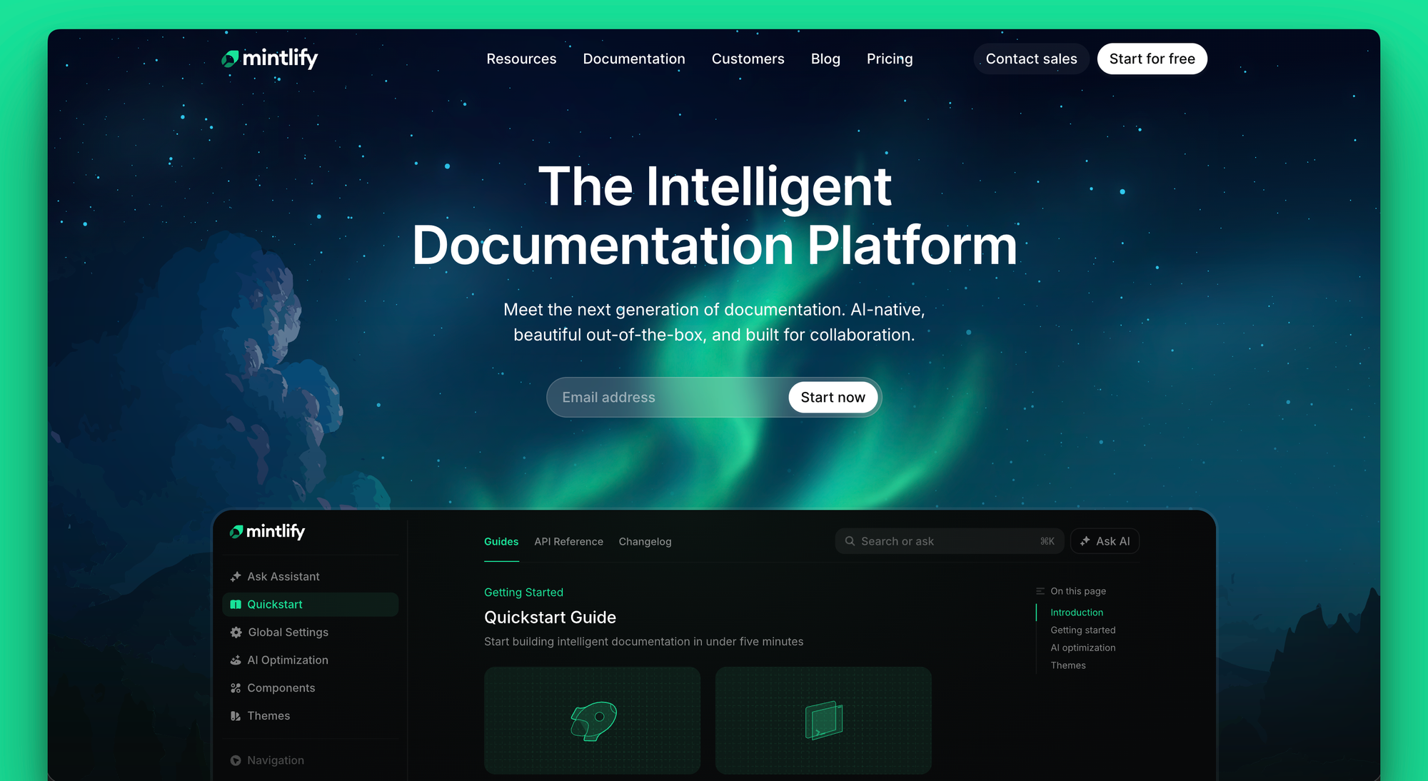 Mintlify's website.